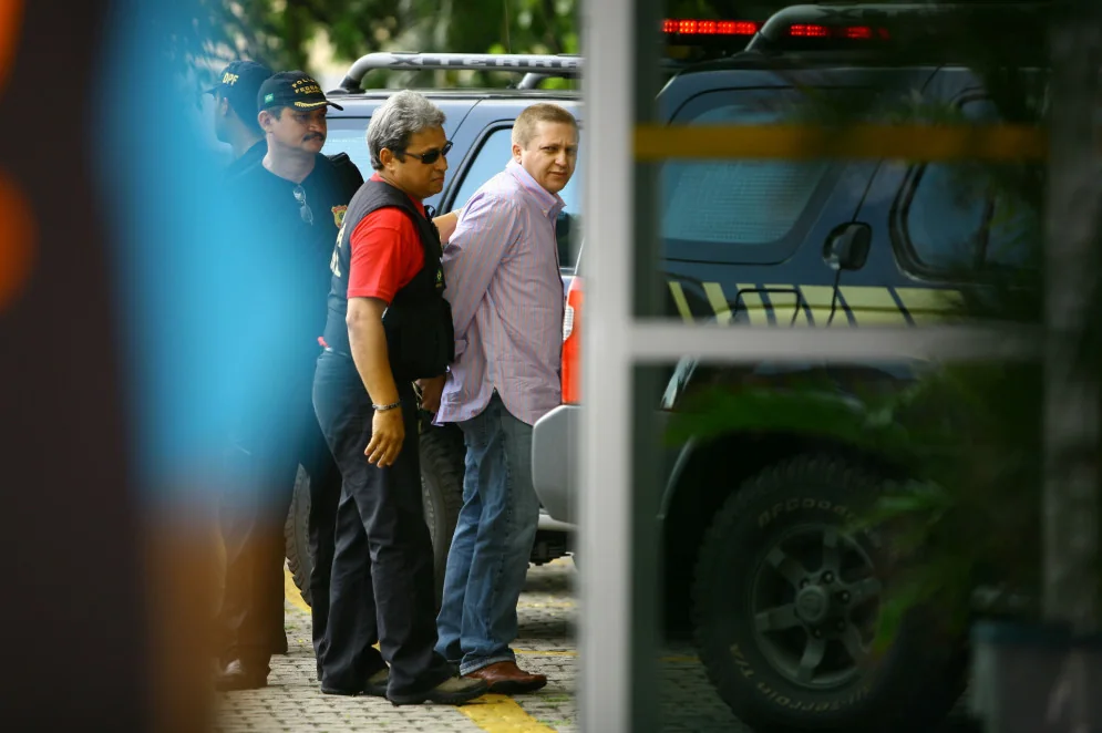 Antônio Jussivan Alves dos Santos in Federal Police custody