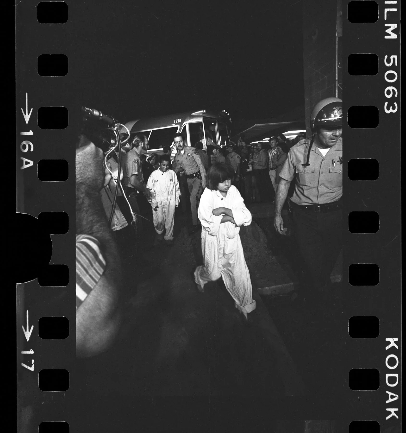 Survivors escorted by sheriff’s deputies