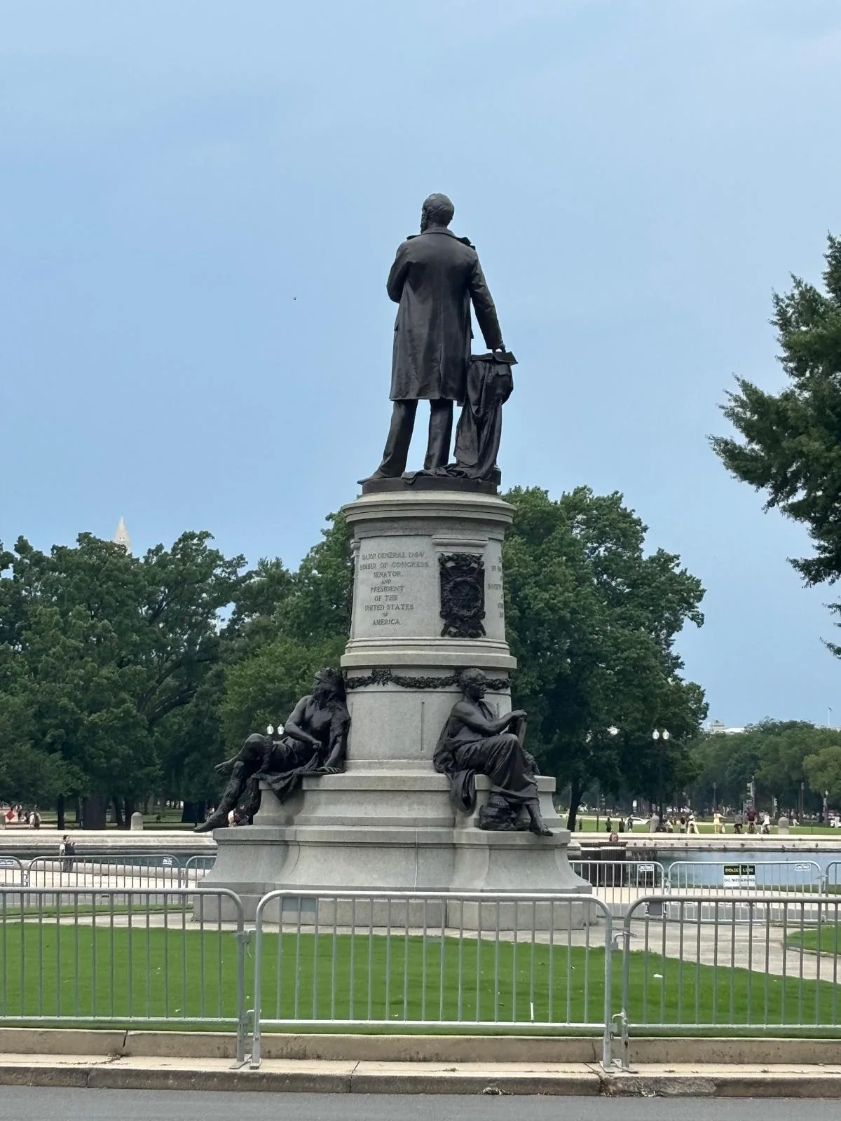 James A. Garfield Monument Back Left Side View.jpg
