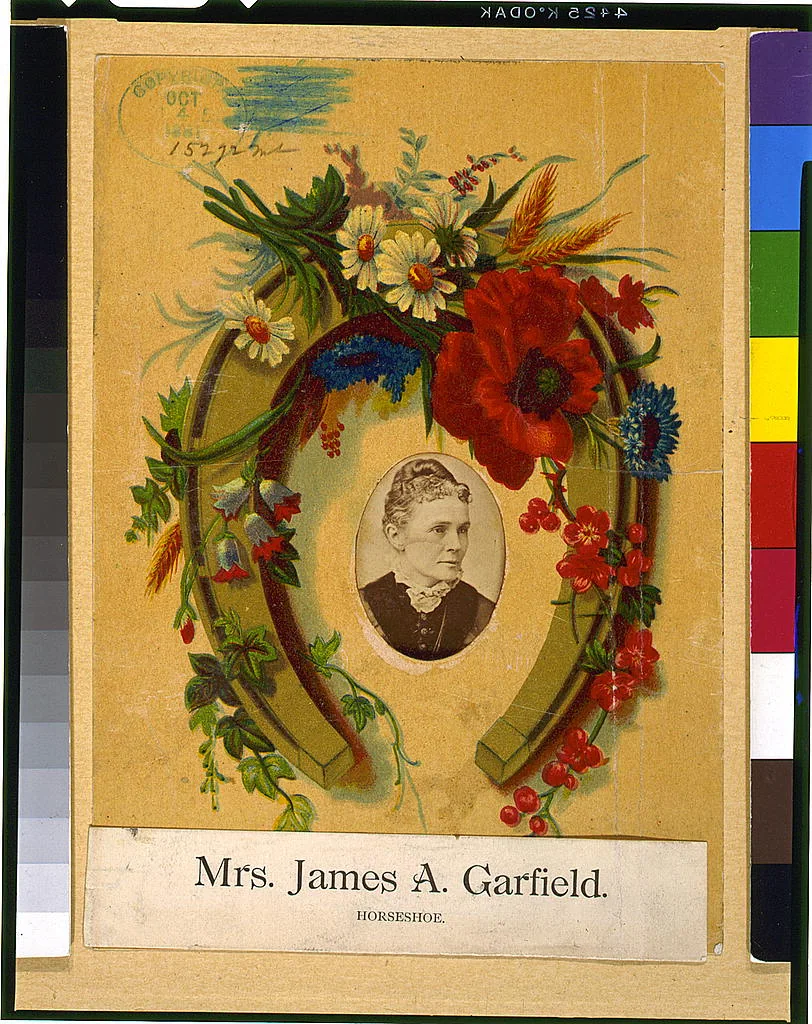 Mrs. James A. Garfield--Horseshoe