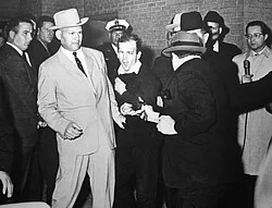 Jack Ruby shoots Lee Harvey Oswald