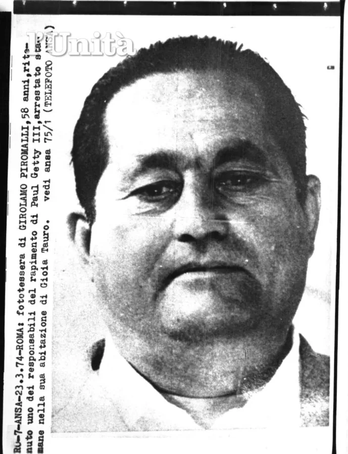Girolamo Piromalli — acquitted in the Getty case