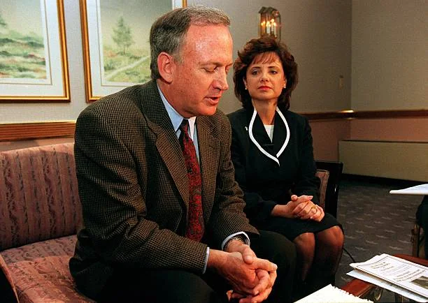 John and Patsy Ramsey, the parents of JonBenet Ramsey, meet with a small selected group of the local Colorado media after four months of silence in...