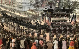 Lincoln’s New York funeral hearse