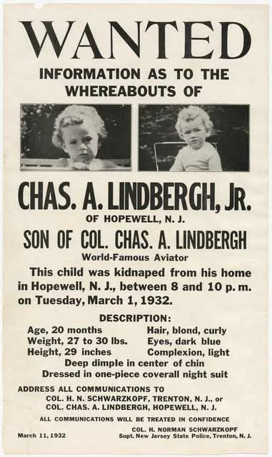 The missing-child search poster