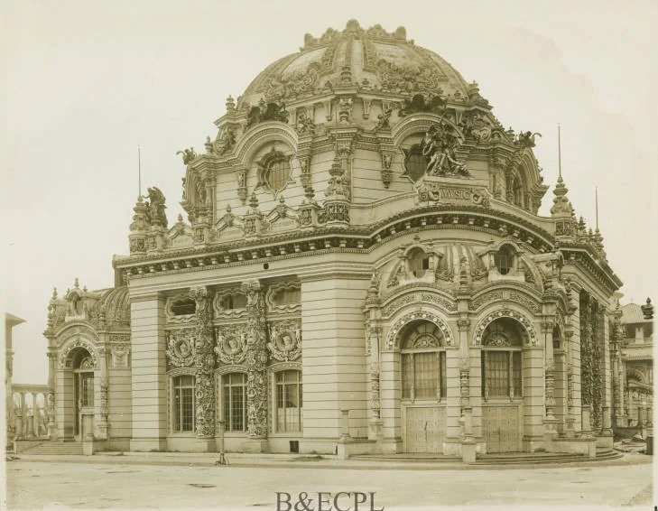 The 1901 Pan-American Exposition's Temple of Music where McKinley was assassinated
