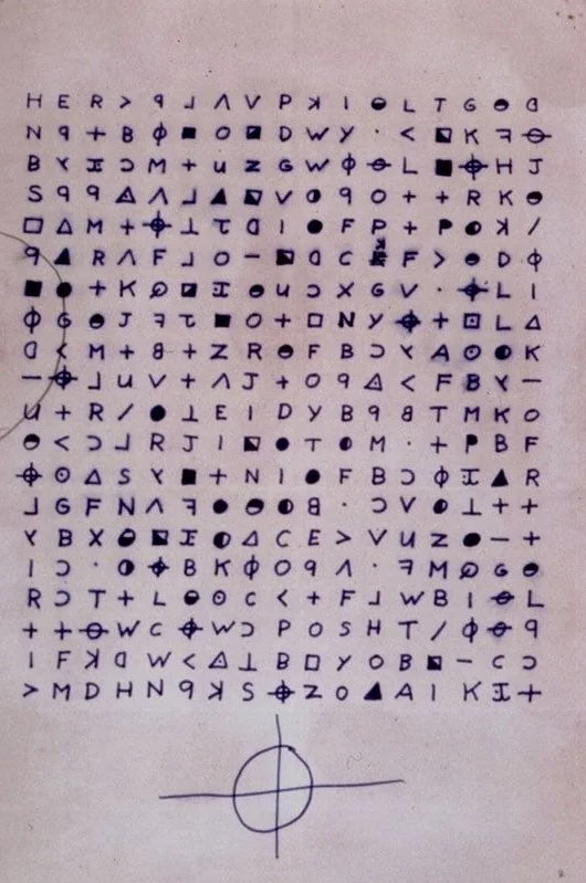 Dripping Pen Card & 340-Symbol Cipher (Z-340)