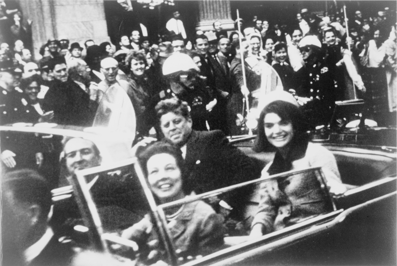 John F. Kennedy motorcade in Dallas