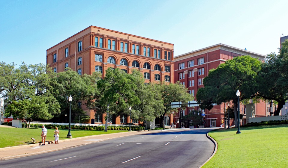 Elm Street X marker in Dealey Plaza